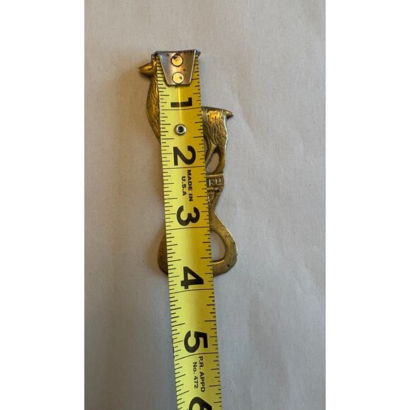 Metal LLAMA Animal Bottle Opener Cuzco Peru Vintage 4" Long Unique - Picture 2 of 4